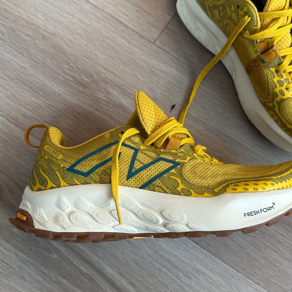WOMEN'S FRESH FOAM X HIERRO V8 SHOE - GINGER LEMON NWOB - Picture 13 of 14